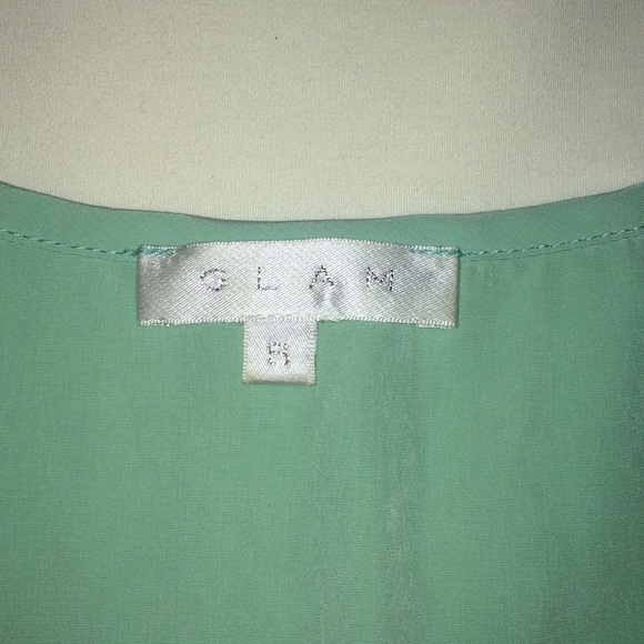 Bell Sleeve Turquoise Cold Should Dress - Picture 2 of 3